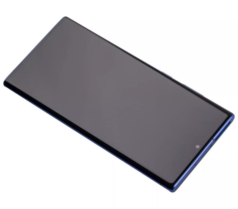 Pantalla OLED con marco para Samsung Galaxy Note 10 Plus / 5G Original (Aura Azul)