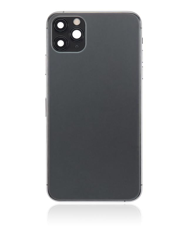 Tapa trasera para iPhone 11 Pro Max con componentes pequenos pre-instalados (Gris Espacial)