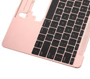 Carcasa superior con teclado y microfono para MacBook Retina 12" A1534 (Principios 2016 / Mediados 2017) (Ingles EE.UU) (Oro Rosa)