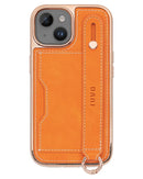 Funda tipo Cartera Ruva Hiba para iPhone 14 Plus Naranja Quemado 1 Paquete