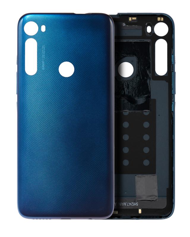 Tapa trasera para Motorola One Fusion Plus (XT2067-2 / 2020) original (Azul Crepusculo)