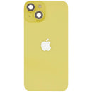 Tapa trasera con placa y iman MagSafe para iPhone 14 (Amarillo)