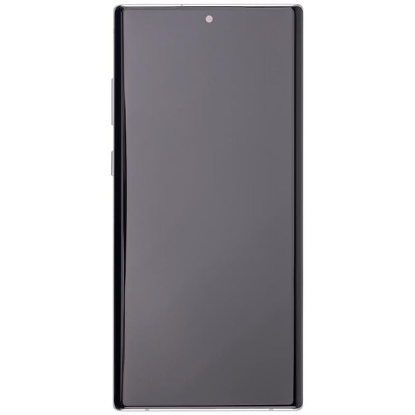 Pantalla OLED con marco para Samsung Galaxy Note 10 Plus / 5G (Aura Glow / Plata)