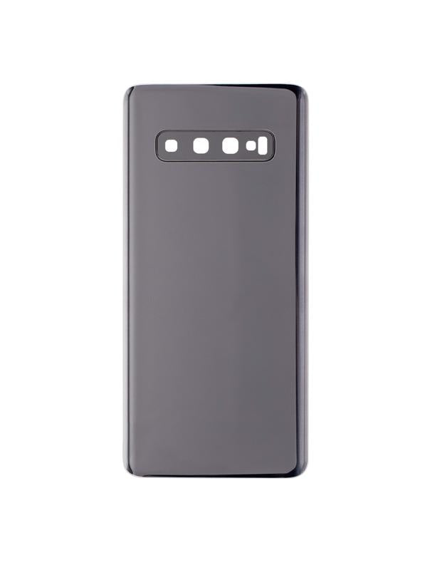 Tapa trasera con lente de camara para Samsung Galaxy S10 (Negro Prisma)