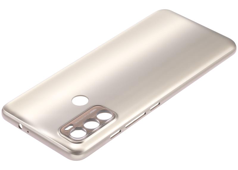 Tapa trasera de cristal para Motorola Moto G60 (XT2135-1 / 2021) (Champagne)