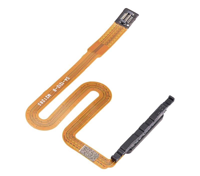 Lector de huella dactilar con cable flex para Samsung Galaxy A03S (A037F / 2021) (Negro)