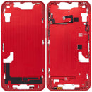 Carcasa intermedia con botones de encendido y volumen para iPhone 14 (Version Internacional) (Rojo)