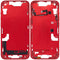 Carcasa intermedia con botones de encendido y volumen para iPhone 14 (Version Internacional) (Rojo)