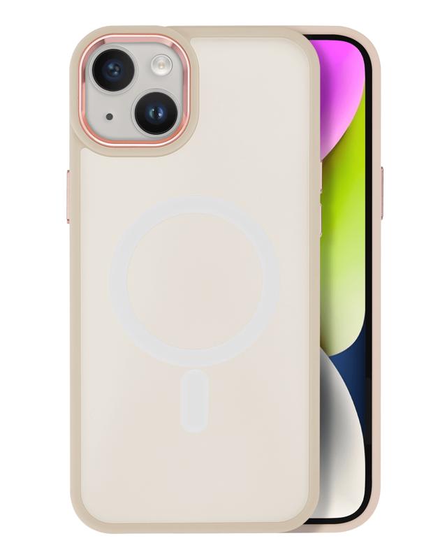 Funda Slim Ruva Moor para iPhone 14 Plus con MagSafe, Blanca, Paquete de 1