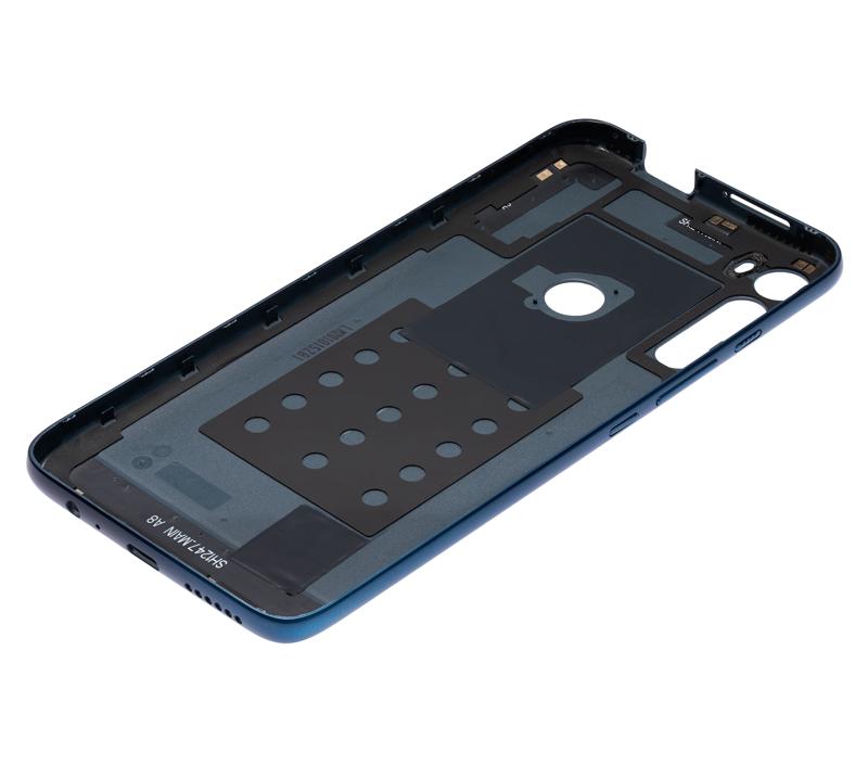 Tapa trasera para Motorola One Fusion Plus (XT2067-2 / 2020) original (Azul Crepusculo)