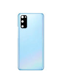 Tapa trasera con lente de camara para Samsung Galaxy S20 (Sin logo) (Azul nube)