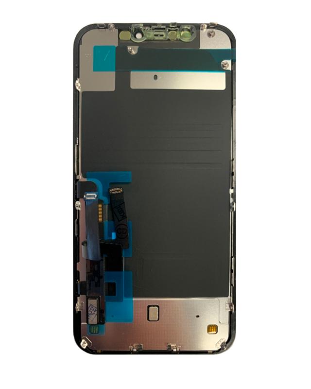 Pantalla LCD para iPhone 11 con placa de acero pre-instalada