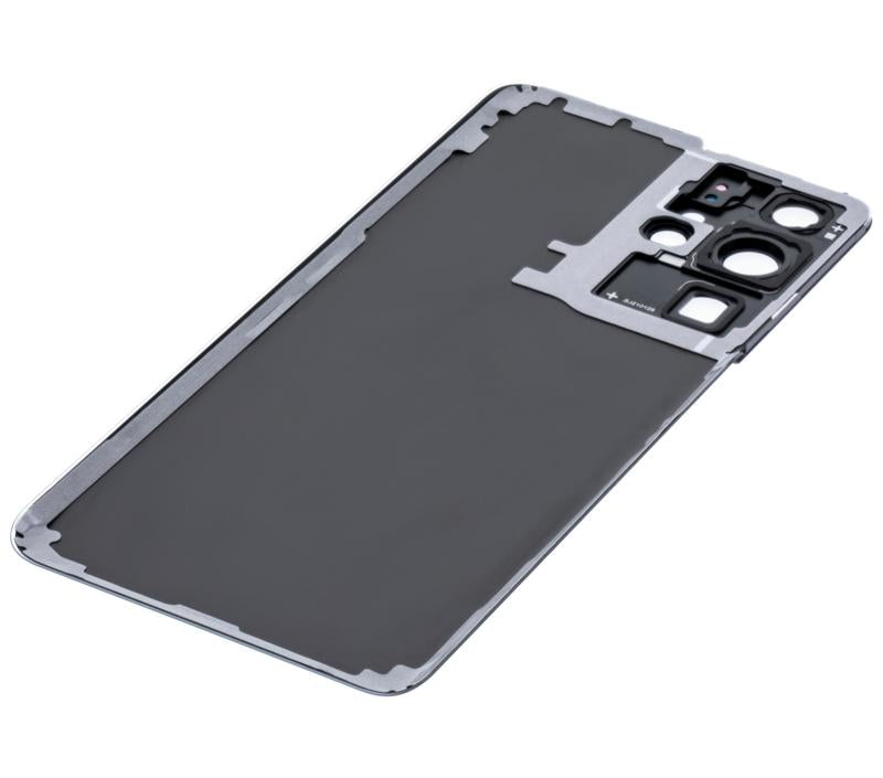 Tapa trasera con lente de camara para Samsung Galaxy S21 Ultra (Sin logo) (Phantom Navy)