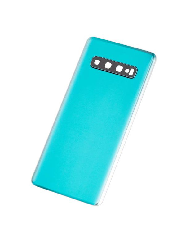 Tapa trasera con lente de camara para Samsung Galaxy S10 (Verde prisma)