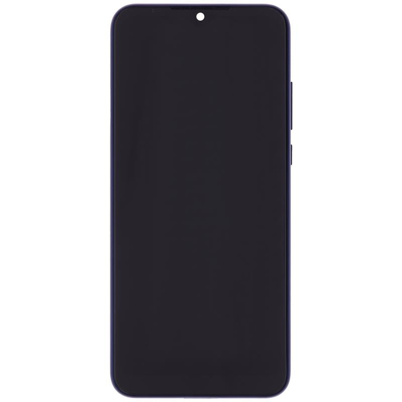 Pantalla LCD con marco para Motorola Moto G Play (XT2093 / 2021) Original (Azul Niebla)