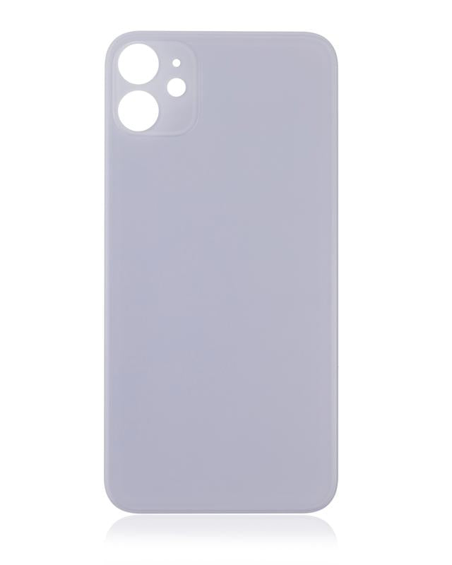 Tapa trasera para iPhone 11 con adhesivo 3M (Orificio grande para camara) (Purpura)