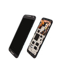 Pantalla LCD con marco para Motorola Moto X2 (XT1096 / 2014) Negro