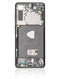 Pantalla OLED con marco para Samsung Galaxy S21 Plus 5G (Original usado: Grado B/C) (Negro Fantasma)