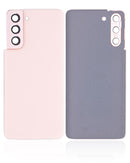 Tapa trasera con lente de camara para Samsung Galaxy S21 5G (Rosa Fantasma)