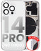 Tapa trasera para iPhone 14 Pro (Version EE.UU) sin logo (Plata)