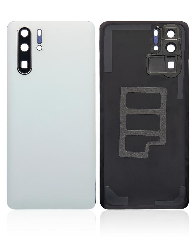 Tapa trasera con lente de camara para Huawei P30 Pro (Blanco Perla)