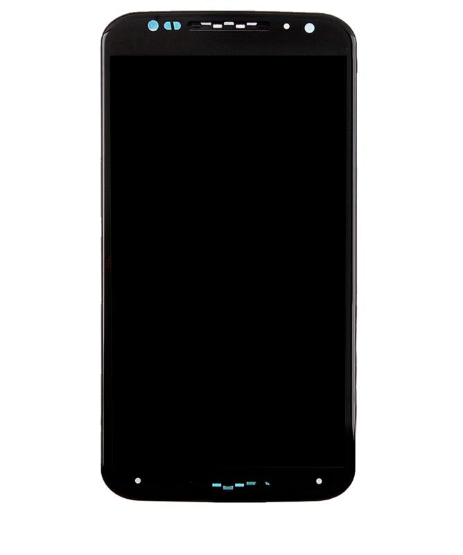 Pantalla LCD con marco para Motorola Moto X2 (XT1096 / 2014) Negro