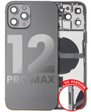 Tapa trasera con componentes para iPhone 12 Pro Max (Version US) (Grafito) original usada calidad A