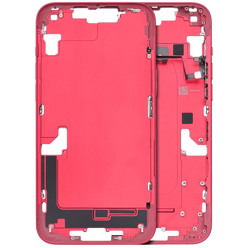 Carcasa media para iPhone 14 Plus con botones de encendido y volumen