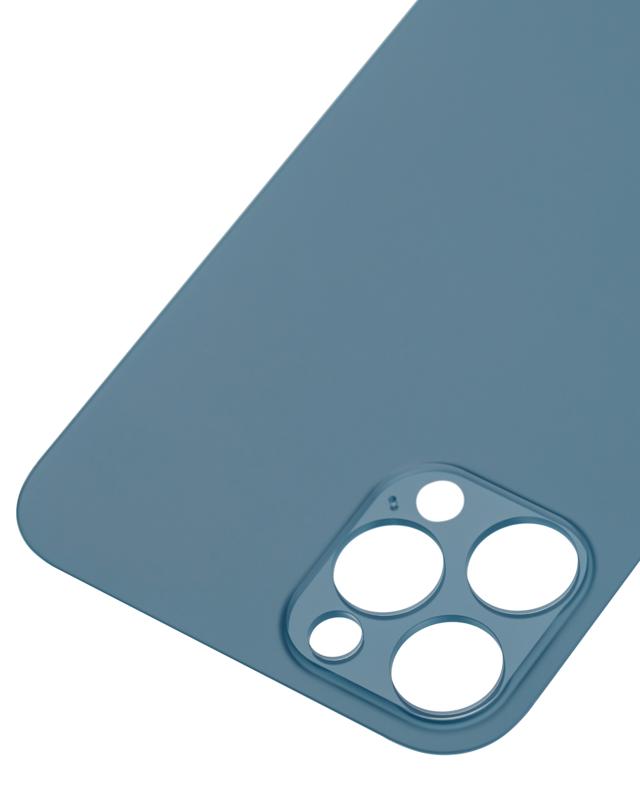 Tapa trasera con adhesivo 3M para iPhone 12 Pro (Sin logo / Agujero grande para camara) (Azul Pacifico)