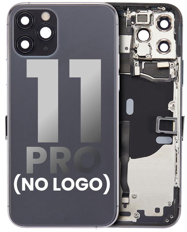 Tapa trasera para iPhone 11 Pro con componentes pequenos pre-instalados (Gris Espacial)