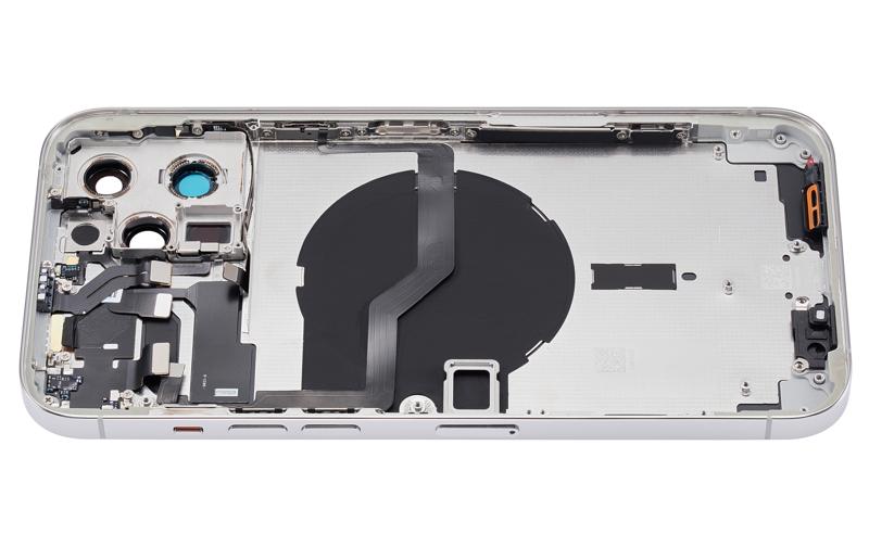 Tapa trasera para iPhone 12 Pro Max (Version US) sin logo (Plata)