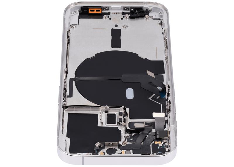 Tapa trasera para iPhone 14 Pro (Version EE.UU) sin logo (Plata)