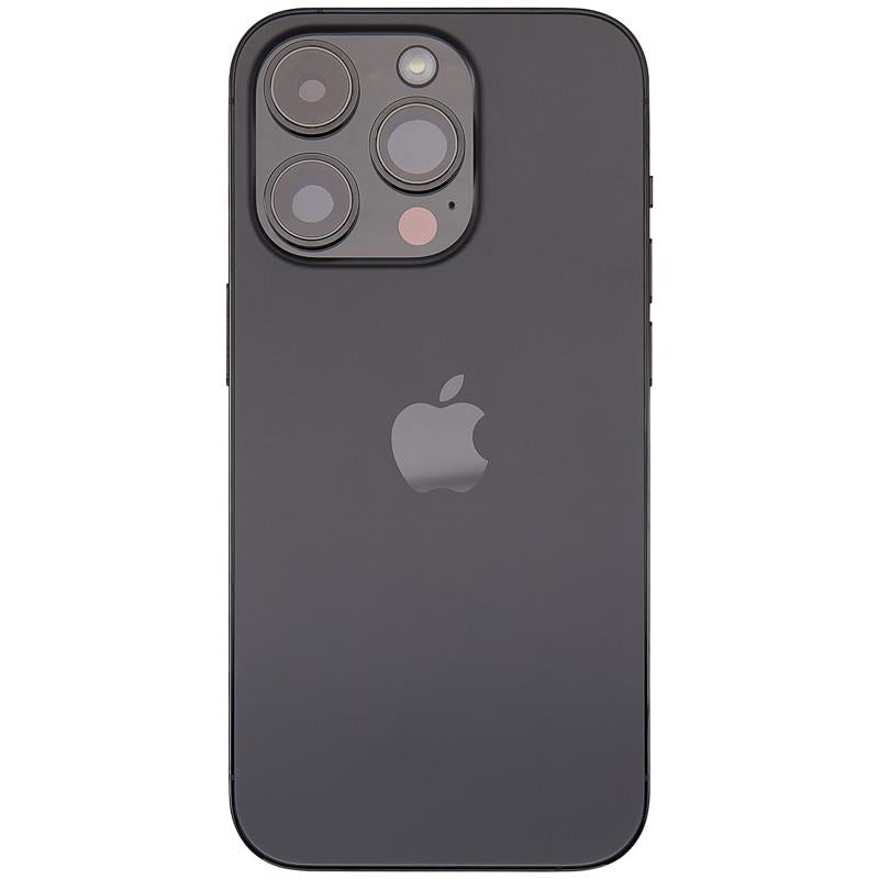 Tapa trasera con componentes para iPhone 14 Pro (Version Internacional) (Original Usada: Grado A) (Negro Espacial)