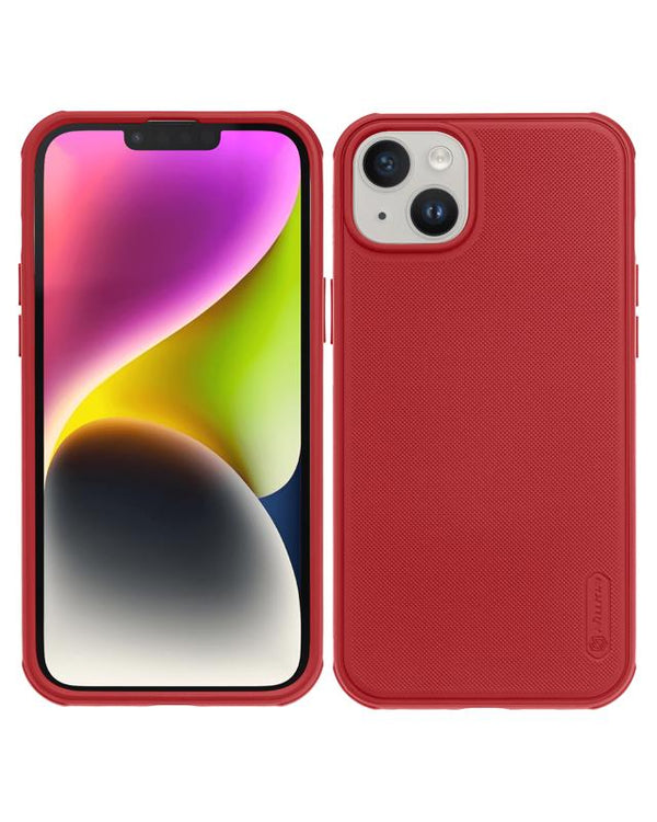 Funda Rugged Matura Asteroide para iPhone 14 Plus Roja 1 Paquete