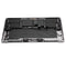 Caja superior con bateria y teclado para MacBook Pro 16" (A2141 / Mid 2019) en ingles (EE.UU.) usada original calificacion nueva (Plata)