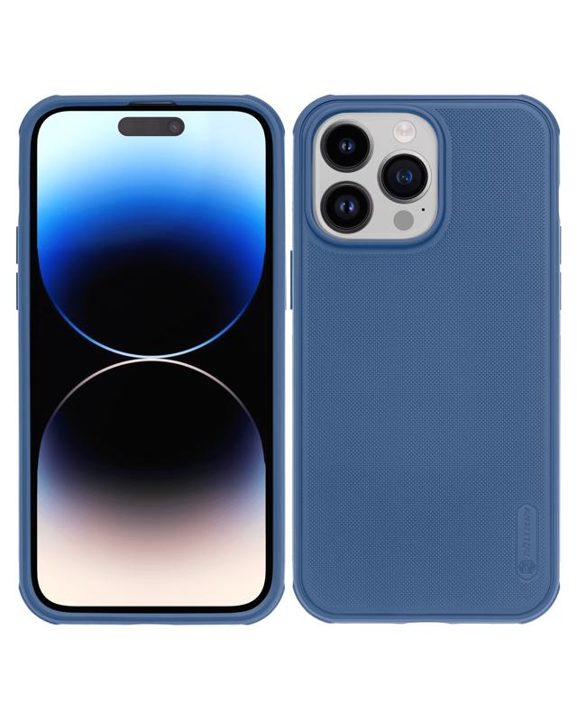 Funda Resistente Mate Asteroid para iPhone 14 Pro Max Azul 1 PACK