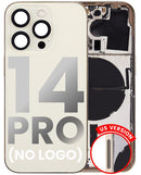 Tapa trasera para iPhone 14 Pro (Version EE.UU) sin logo - Oro