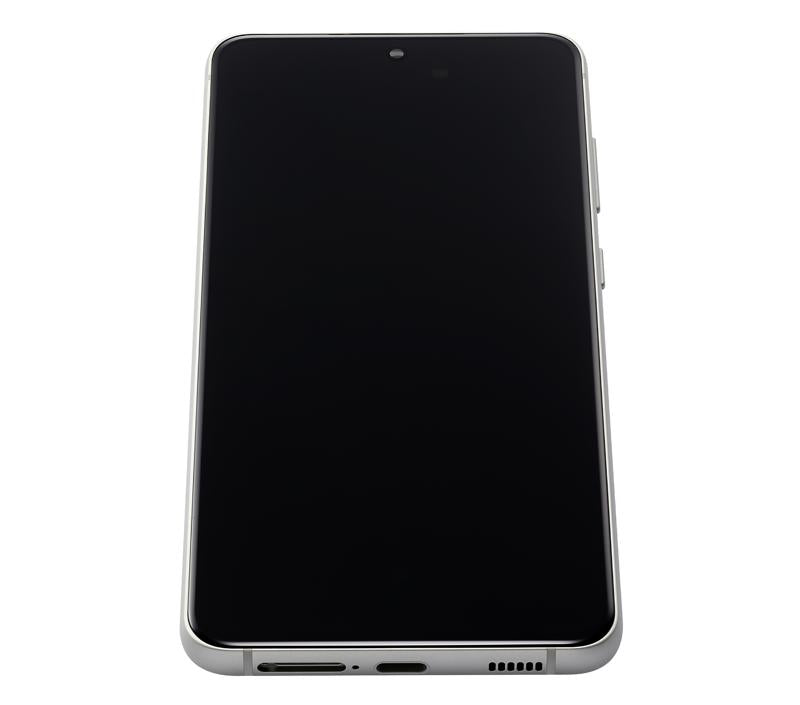 Pantalla OLED para Samsung Galaxy S21 FE 5G con marco Verde Oliva (Reacondicionado)