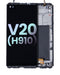 Pantalla LCD con marco para LG V20 (H910) original (Negro)