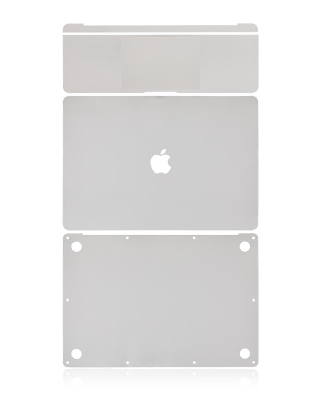 Cubierta 4 en 1 (Superior, Inferior, Teclado, Reposamanos) para MacBook Air 13" Retina (A1932 / Finales 2018 / Principios 2019) (Plata)