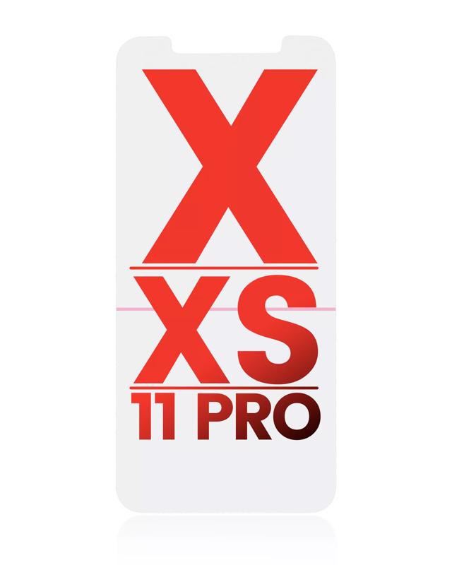 Pelicula polarizadora para iPhone X / XS / 11 Pro (Paquete de 10)