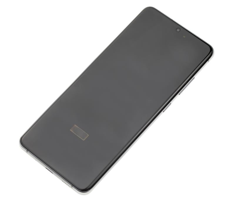 Pantalla OLED con marco para Samsung Galaxy S20 Ultra 5G (Reacondicionado) (Gris Cosmico)