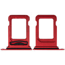 Bandeja para doble SIM para iPhone 14 / 14 Plus (Rojo)