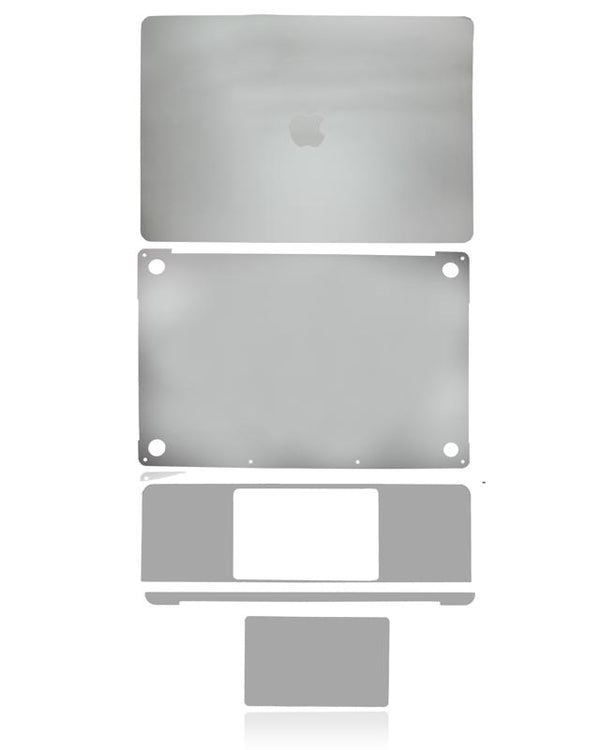 Cubierta 4en1 (Superior, Inferior, Teclado, Reposamanos) para MacBook Pro 16" (A2141 / Mitad 2019) (Gris Espacial)