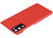 Tapa trasera con lente de camara para Samsung Galaxy S20 FE 5G (Rojo Nube)