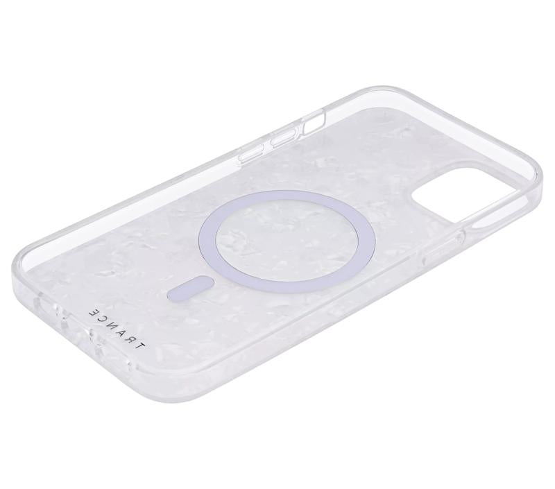 Funda Slim Trance Tremolo para iPhone 14 Plus MagSafe Blanca 01