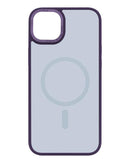 Funda Slim Ruva Luxe para iPhone 14 Plus MagSafe Morada 1 PAQUETE