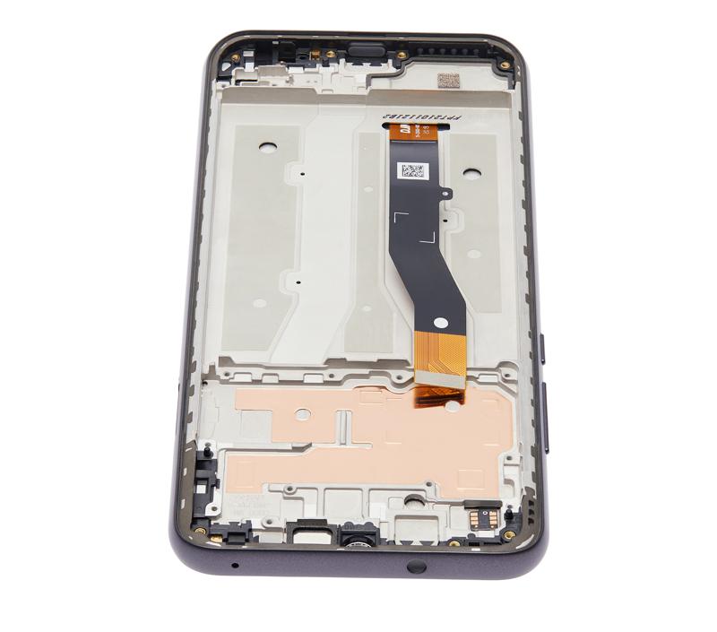 Pantalla LCD con marco para Motorola Moto G Play (XT2093-7 / 2021) Original (Gris Flash)