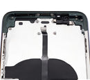 Tapa trasera con componentes pequenos pre-instalados para iPhone 11 Pro Max (Sin logo) (Verde medianoche)