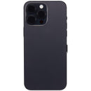 Tapa trasera para iPhone 14 Pro Max (Version Internacional) sin logo (Negro Espacial)